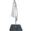 Parasol de patio gris 10 pi Offset