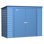 Remise en acier Select, 8 x 4, bleu gris