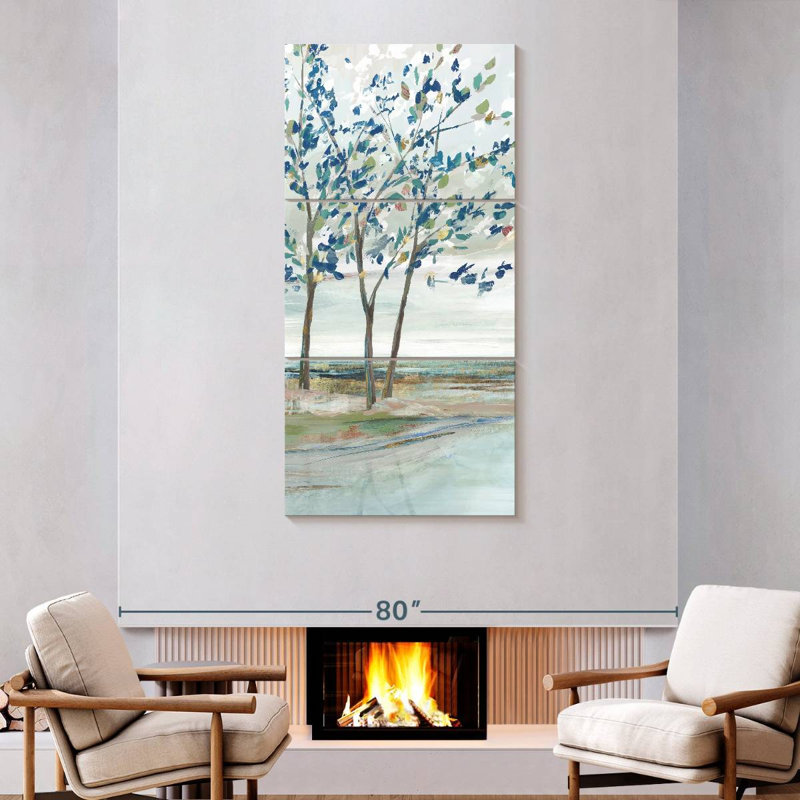 Blue Ridge III, 75" H x 36" W