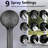 2.5GPM Shower Head With Handheld Spray Combo – 2-In-1 Rainfall Shower Head & High-Pressure Handheld Spray, 9 Spray Modes, Detachable With 60-Inch Hose-112883271