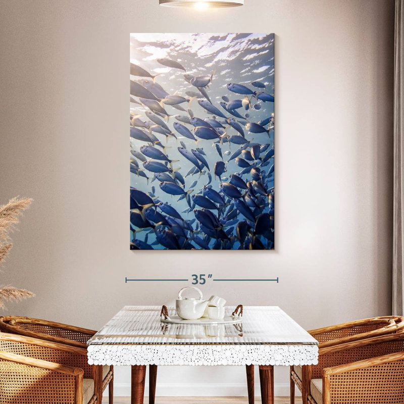 Brampt Curacao Fish, 51" H x 34" W