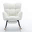 Chaise berçante en tissu avec repose-pieds Teddy-1280575644
