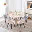 Modern Dining Table - Round Table - For 4-6 People - 115X 75 Cm (W X H)-1974173339