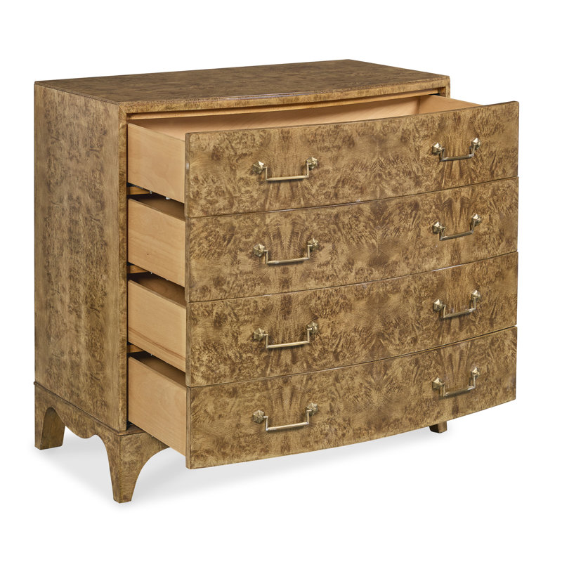 Maitland Smith 4 - Drawer Solid Wood Dresser