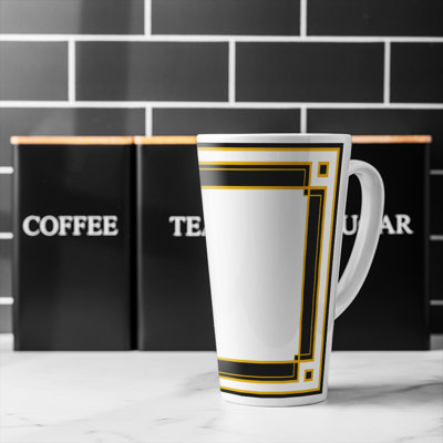 Art Deco Latte Mug