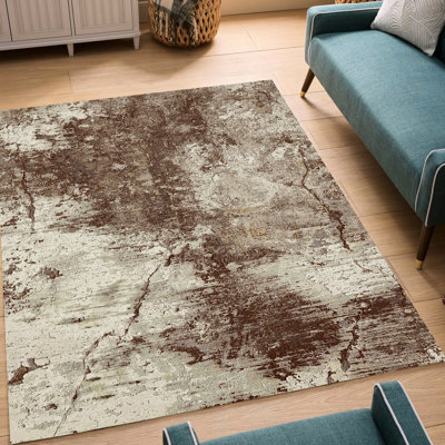5 pi 3 po Tapis X 7, multicolore, conception artistique pour une décoration sophistiquée et paisible, et convenant aux animaux de compagnie