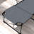 2 Piece Folding Chaise Lounge With 5-Level Reclining Back, Outdoor Tanning Chair With Reading Face Hole, Outdoor Lounge Chair With Side Pocket & Headrest For Beach, Yard, Patio, Gray-401425767-401425771