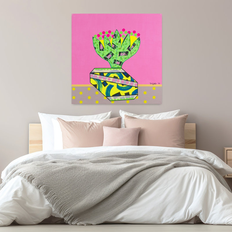 Art contemporain contemporain, H 32 po x l 32 po