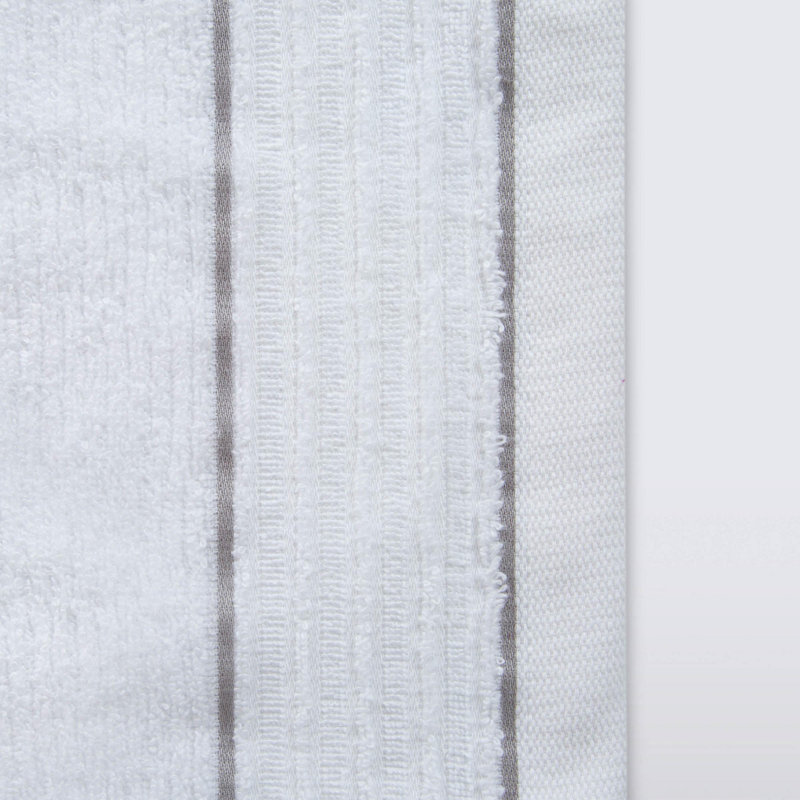 Serviette de bain 100% coton Ebbonie, Blanc