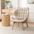 Jeyshan Upholstered Tufted Wingback Chair-2013574633
