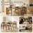 Upholstered Counter Height Bar Stool with Solid Wood legs-802183074-802183087