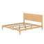 Lit plateforme en bois de bambou-410088882