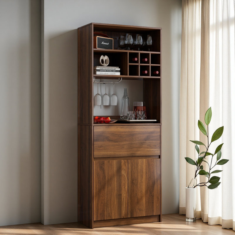 Kitchen Wine Cabinet, Multi-Functional Storage Cabinet