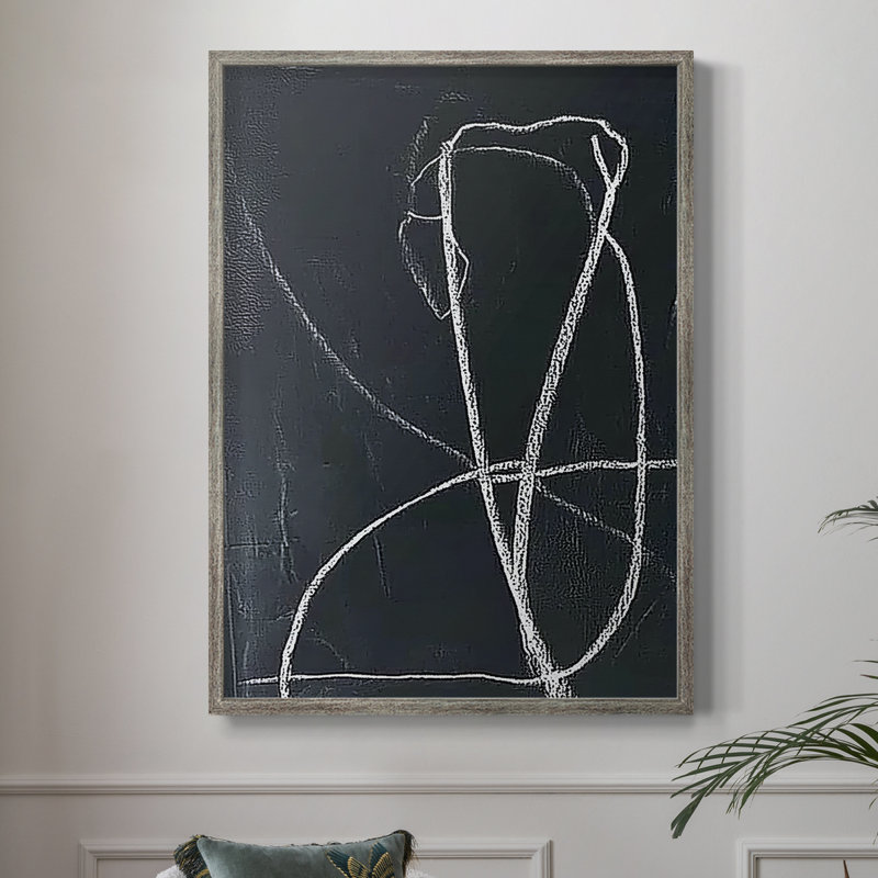 Série ABSTRACT DCVI, reproduction encadrée - bois massif, H 21 po x l 17 po
