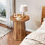 Table de bout ronde simple de style campagnard-1591731005