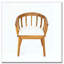 Fauteuil de salle à manger Klismos