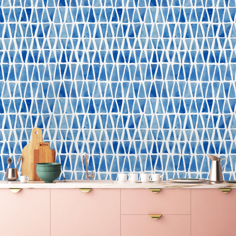 Rouleau de papier peint adhésif minimaliste, L 16,67 po x l 25 po