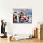 «Stormy lunch» par Ronald West, art mural sur toile-1860096315
