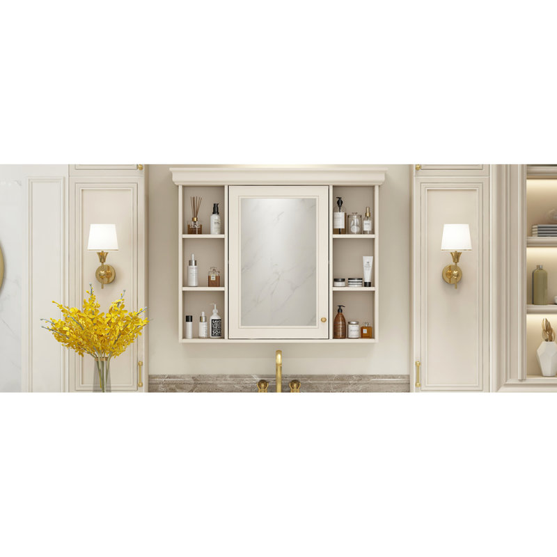 Armoire de salle de bain Modern, Crème, crème