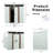 6Ft X 5Ft Outdoor Metal Storage Shed White-123513314