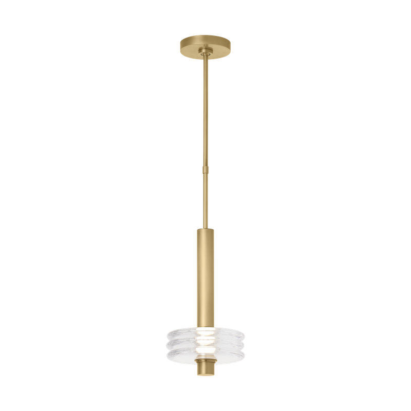 Laurel 1 - Light LED Pendant, 15" H x 8" W x 8" D
