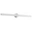 Tole 36-in Black dimmable LED Wall Sconce-679718877