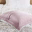 Double / grand, rose et blanc, édredon en fausse fourrure à poils longs, 3 pièces, rembourrage, revers doux, lavage à la machine délicat, - pièce double / grand mini en duvet synthétique, chaud, séchage par culbutage,