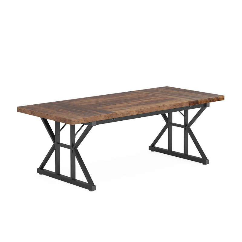 Table de salle à manger et bureau d'ordinateur en forme de X | Idée de cadeau