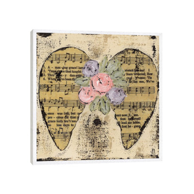Amazing Grace Floral by Ashley Bradley - Print on Canvas