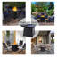 Table de foyer d'extérieur au gaz propane 28 "Alyah