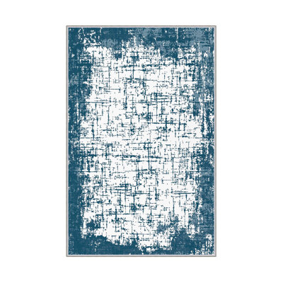 Premium Hall Carpet, 3D Digital Printed, 3.3 x 4.9 ft | 100% Polyester, 650 g/m² | Antibacterial, Non-Slip PVC Underside, Pile Height: 0.3 in | Machine Washable, Durable, Stylish Addition to Any Home Decor