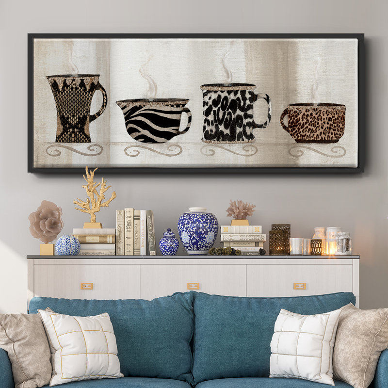 Coffee Skins II- Framed Canvas