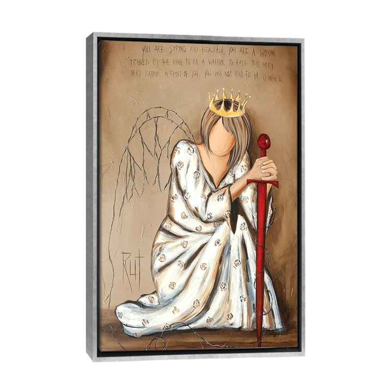 «You Are Strong and Beautiful» par Rut Art Creations - impression, Pas de tapis, H 26 po x l 18 po x 1,5 po