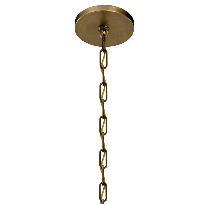 12 - Light Geometric Chandelier