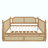 Traditional Style Rattan Daybed with 2 Drawers-376731184-384277243