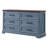Ursula 52"W Farmhouse 6 Wide Drawer Dresser, Bedroom Chest of Drawers With  Anti-Tip Design-22230152