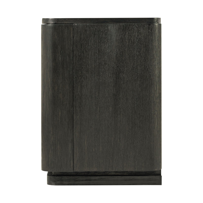 Repose Media Console, Charcoal Oak