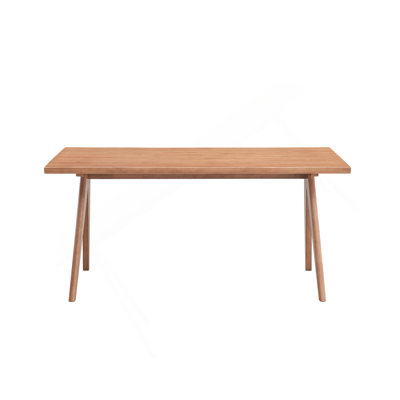 Velentina Rattan & Natural Finish Dining Table