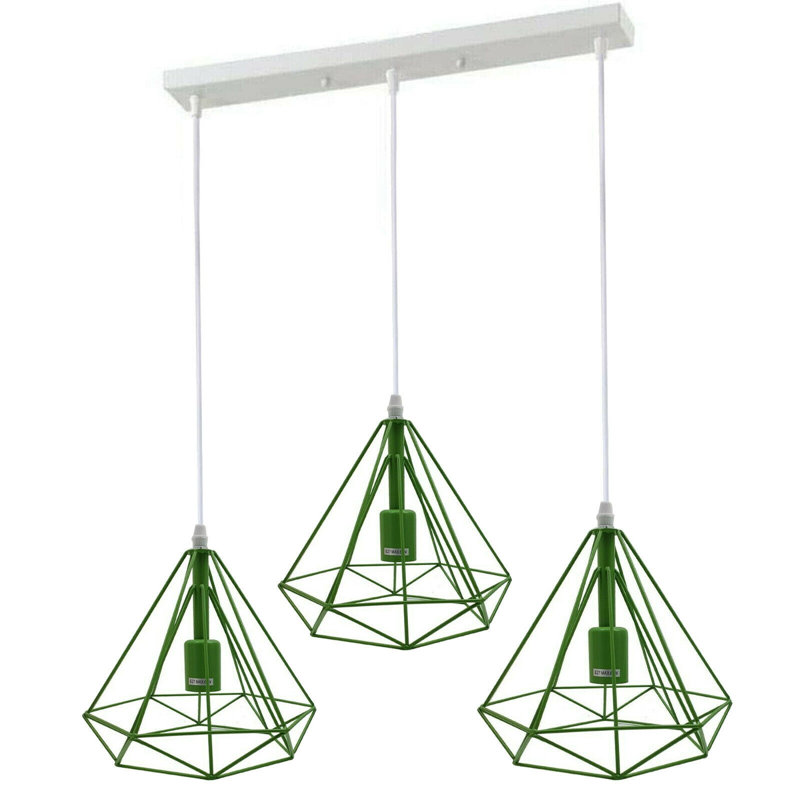 Hessle 3 - Light Kitchen Island Pendant, Green