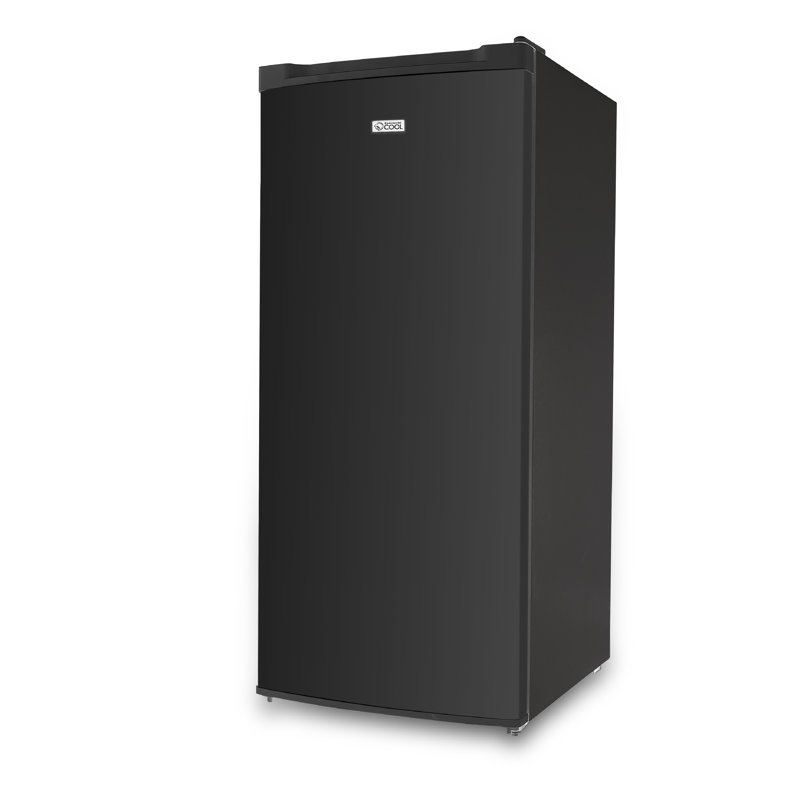 Compact Black 5 Cubic Feet Undercounter Upright Freezer