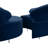 Enton Velvet Sectional Symmetrical-708875772