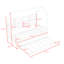 Lit plateforme avec couchette en bois Kip-357270442-357270441