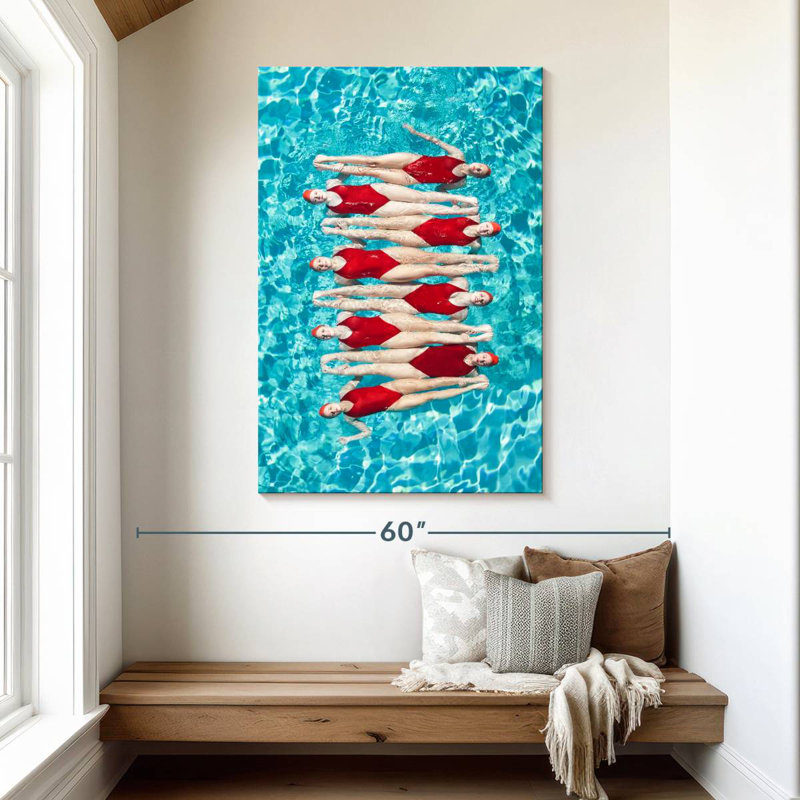 Sireci Synchronized Swimming Group, 48" H x 32" W