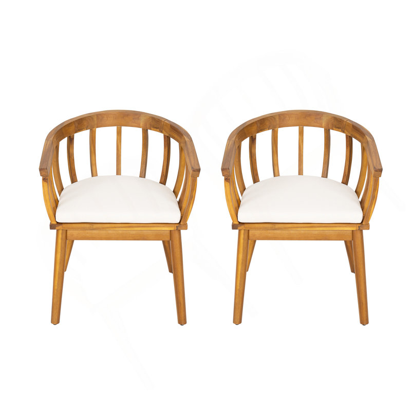 Ensemble de 2 fauteuils de salle à manger Klismos