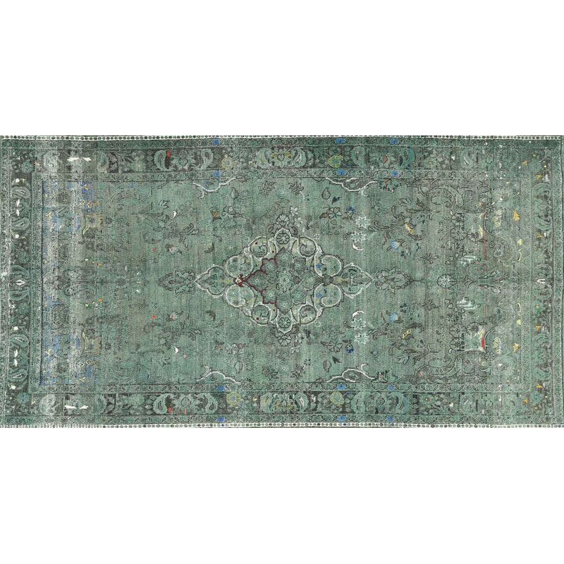 100% Machine Washable Traditional 4026 Area Rug, Rectangle 5' x 7'
