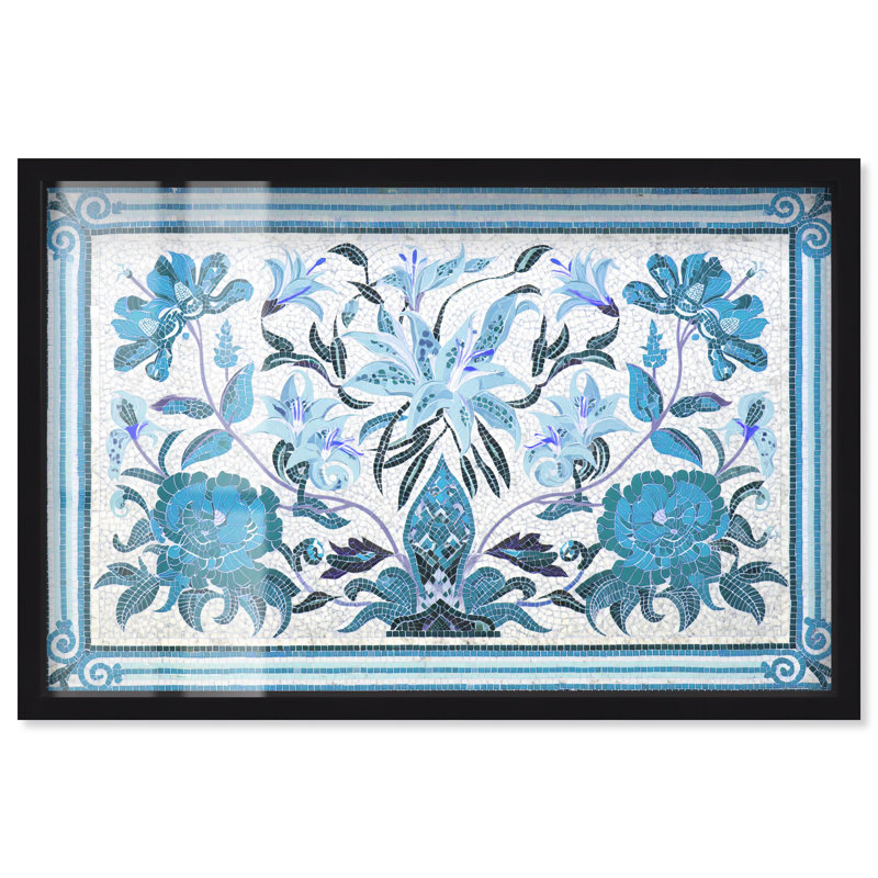 «Winter's Bloom», reproduction d'art rétro par Art Remedy, H 11 po x l 16 po, Noir