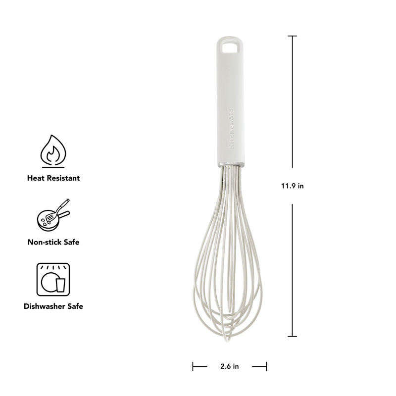 Kitchenaid Silicone Whisk, Porcelain