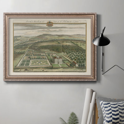 Kip's Garden Views II - Peinture sur toile encadrée