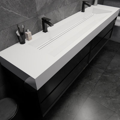 Meuble-lavabo double 84 po Albizu