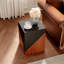 Table de bout Black Brown Block-1379834258